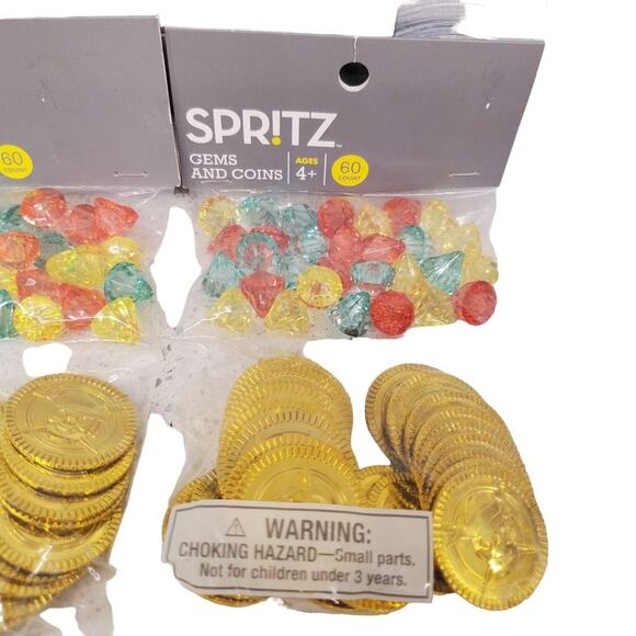 Treasure Chest Gems and Treasure Chest Gold Coins Toys - Picture 3 of 6